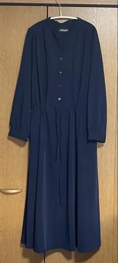 ANGELIEBEマタニティワンピース M〜L ネイビー