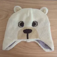 mont-bell ベビー帽子 クマの顔 46-50