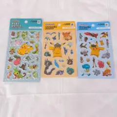 韓国　韓国限定 ダイソー DAISO ポケモン シールのサムネイル