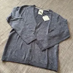 ZARA ブルーグレー ニットカーディガン 128cm