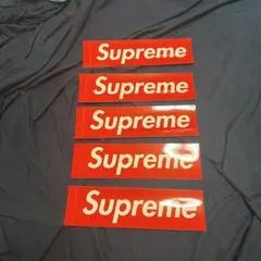 Supreme ロゴステッカー 5枚セット