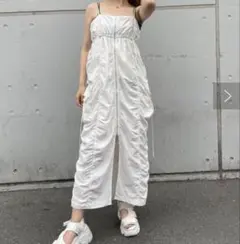Ray Cassin カーゴキャミワンピ