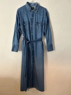 ラングラー　サニーレーベル　ウエスタン　デニム　ワンピース