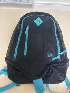Nike メッシュリュック ブラック/ターコイズ