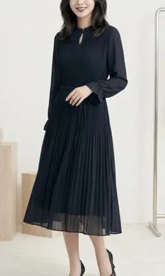 【週末セール30%OFF】新品未使用　DouDou ロングワンピース　タグ付長袖