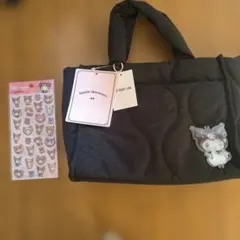 新品タグ付きSanrio クロミ キルティング2ウェイトートバッグ ステッカー付のサムネイル