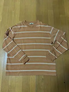 ★美品アーバンリサーチURBAN RESEARCH ストライプ長袖カットソー L