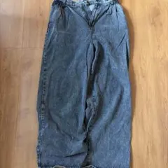 【Alfred Alex】ヴィンテージメイク ワイドデニムパンツ