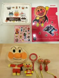 アンパンマン おもちゃ トレイ　シール　クリアファイル　非売品　まとめ売り