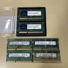 DDR3 まとめ売り 4G6枚 計24GB ノート用