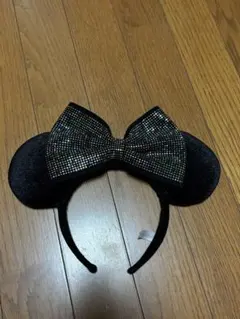 ディズニーリゾート スパンコールミニーカチューシャ