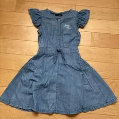 JENNI love デニム風ワンピース 130cm 半袖