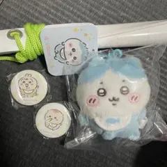 ちいかわベビー　ハチワレマスコット　缶バッジ　ノベルティセット