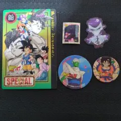 ドラゴンボールZ キラキラカード マグネット シール メンコ セット