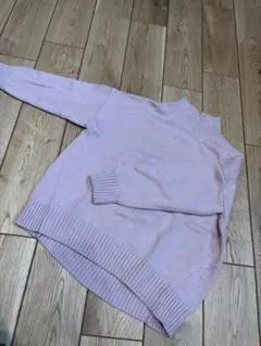 anyfam オンワード樫山 ハイネックニット ラベンダー F