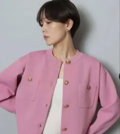 arpege story 金釦ニットジャケット