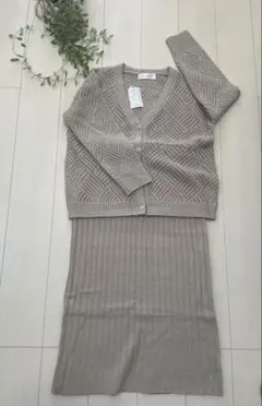 新品未使用TALK ABOUT LOVE ニットセットアップ