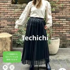 テチチ Techichi ギャザーボリュームスリーブニット