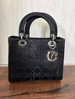 Christian Dior Lady Dior ハンドバッグ ブラックのサムネイル