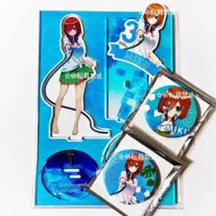 【匿名発送】五等分の花嫁 三玖 サマーフェア アクリルスタンド 缶バッジ 特典