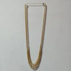 ゴールド 多層チェーン ネックレス