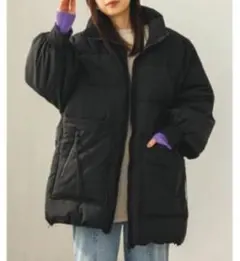 新品★hunch 中綿(ソロナ) サイドスリットブルゾン