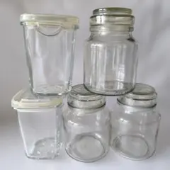 イケア IKEA ガラス キャニスター カベンディッシュ＆ハーベイ 5個セット