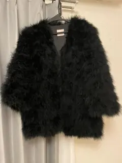 lilLilly cowファーコート 新品未使用タグ付き lilLilly（リルリリー）の「COW フレアファーコート（その他アウター