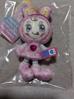 ナルミヤ レオパード ぬいぐるみチャーム べリエちゃん ピンク