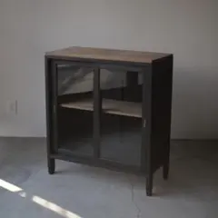 収納棚　食器棚　収納　カウンター　台　古家具　古道具　アンティーク　昭和レトロ