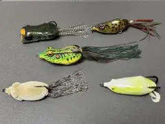【夏の即戦力】フロッグ 5個セット OSP ダイワ エバーグリーン 雷魚 バスのサムネイル