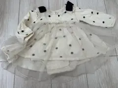 branshes ドット柄ロンパース 80