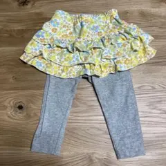 花柄フリルスカートズボン80 ベビー キッズ