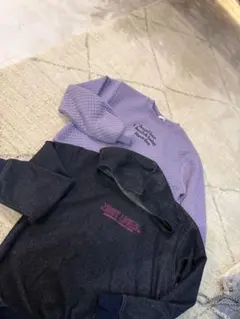 紫色と黒色のトレーナーセットジェニー、ziddy