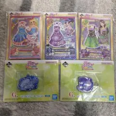 アイカツ一番くじ G賞ラバーコレクション F賞メモ帳コレクション