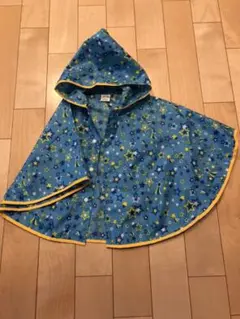 キッズ　レインポンチョ レインコート　80-100cm