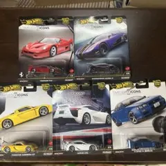 ホットウィール タイムレスアイコン 5台セット