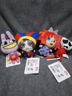 アメイジング　デジタルサーカスマスコット　ぬいぐるみ　ジャックス・ポムニ…他