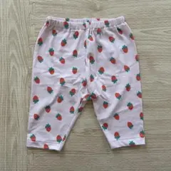 ☆UNIQLO BABY AIRism いちご柄 レギンス 90cm☆のサムネイル