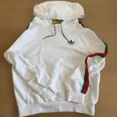 adidas x GUCCI パーカー ホワイト Lサイズのサムネイル