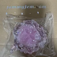 キラキラ先生 jammyjem スクイーズ ピンク 花　偏光