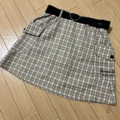 JENNI love＊ベルト付チェックスカパン