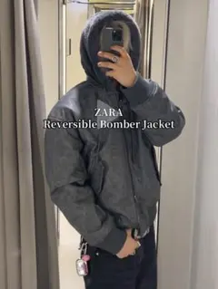 2026年最新】zara リバーシブル ボンバージャケットの人気アイテム