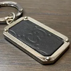 田*斗様 GUCCI グッチ レザー キーリング キーホルダー Made in