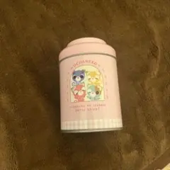 Ochaneko 缶ケース ピンク　お茶猫