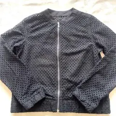 ⭐︎美品⭐︎earth music&ecology レースカーディガン ブラック M