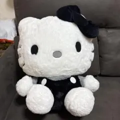 ハローキティ ぬいぐるみ 大きめ 白黒