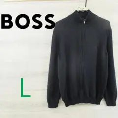 HUGO BOSS ヒューゴボス＜ジップアップ ニット ジャケット＞M1124c