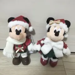ディズニー クリスマス 2025 サンタ ぬいぐるみバッチ