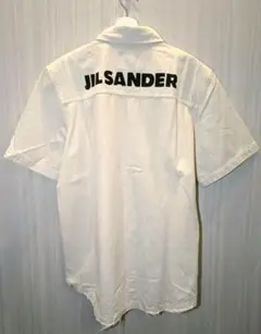 JIL SANDER バックロゴ ホワイト 40 美品 スタッフシャツ - メルカリ